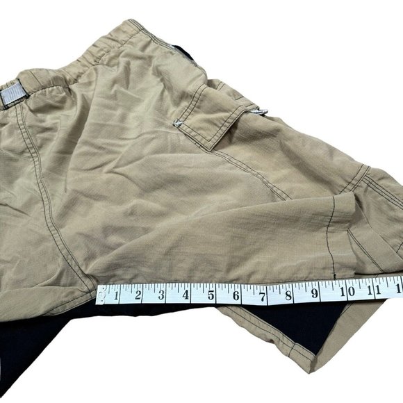 Zoic Cycling Shorts Mens XL (approx) Beige Cargo Pockets‎ Padded Lined USA - Picture 9 of 10
